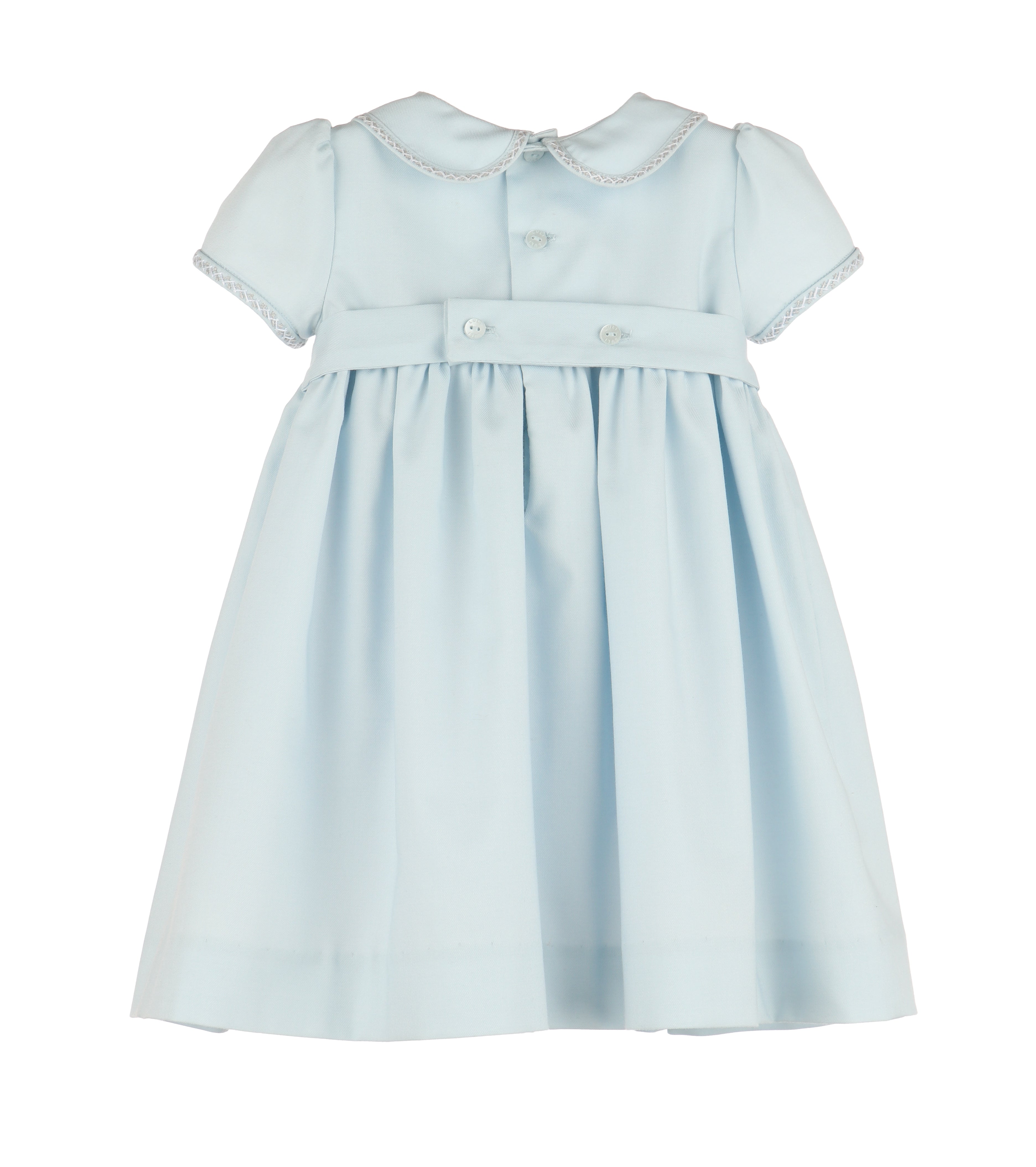 Smocked Blue Dress